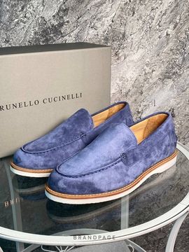 Лоферы синие от Brunello Cucinelli BP5-652228