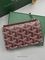 Картхолдер бордовый с многоцветным узором от Goyard BP5-881223 — фото 2 [TG b568d7fc59e3-002]