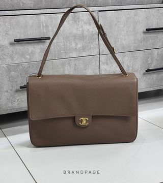 Сумка серо-коричневая от Chanel BP5-980517