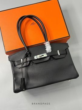Сумка чёрная от Hermès BP5-438187