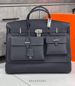 Дорожная сумка тёмно-серая от Hermès BP5-221478