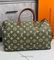 Дорожная сумка оливковая с белым узором и коричневой отделкой от Louis Vuitton BP5-630656 — фото 10 [TG cda9cd08c5a8-010]