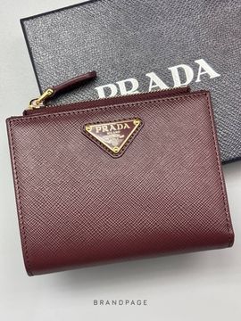 Кошелёк бордовый от Prada BP5-251258