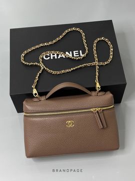 Сумка серо-коричневая от Chanel BP5-048251