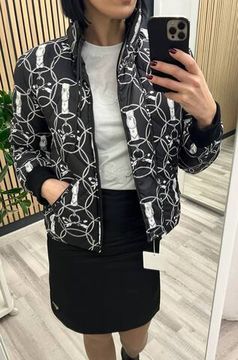 Двухсторонний коллекционный пуховик Hermes BP-46407