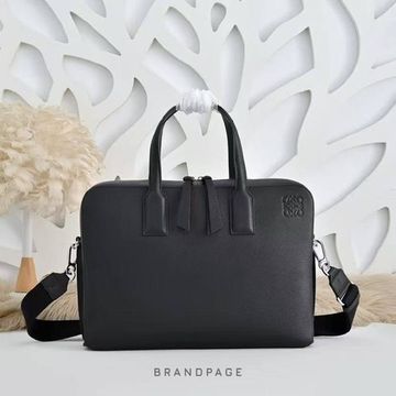 Портфель чёрный от Loewe Goya Thin Briefcase BP5-397023