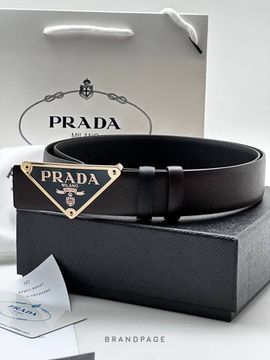 Ремень чёрно-коричневый от Prada BP5-266012