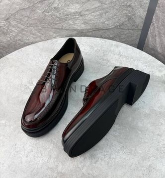 Туфли из натуральной кожи Prada BPLUX5443