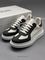Кеды бело-чёрные от Alexander McQueen Oversized Retro Sneaker BP5-034389 — фото 1 [TG 0a09e2bb24e1-001]